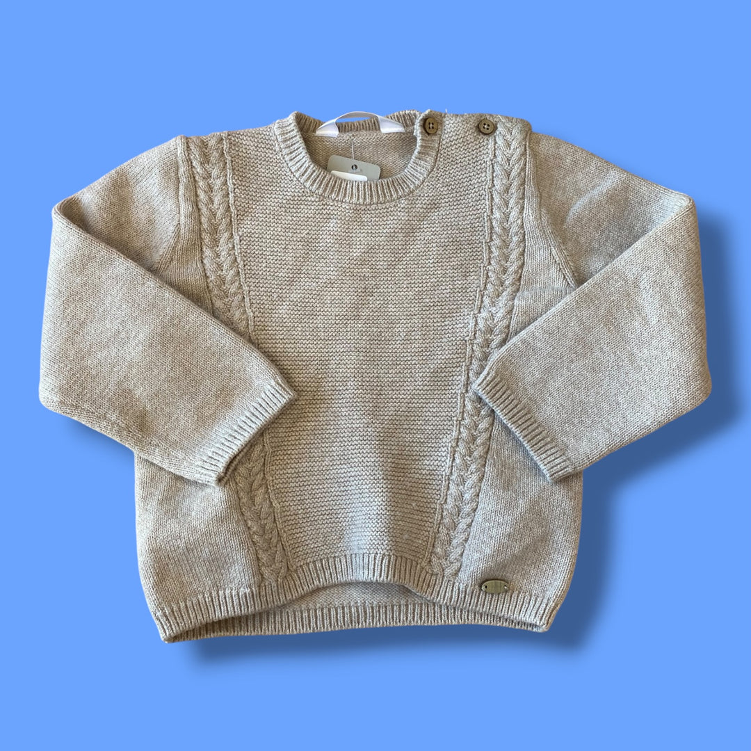 beige Mayoral Knit Sweater, 18m