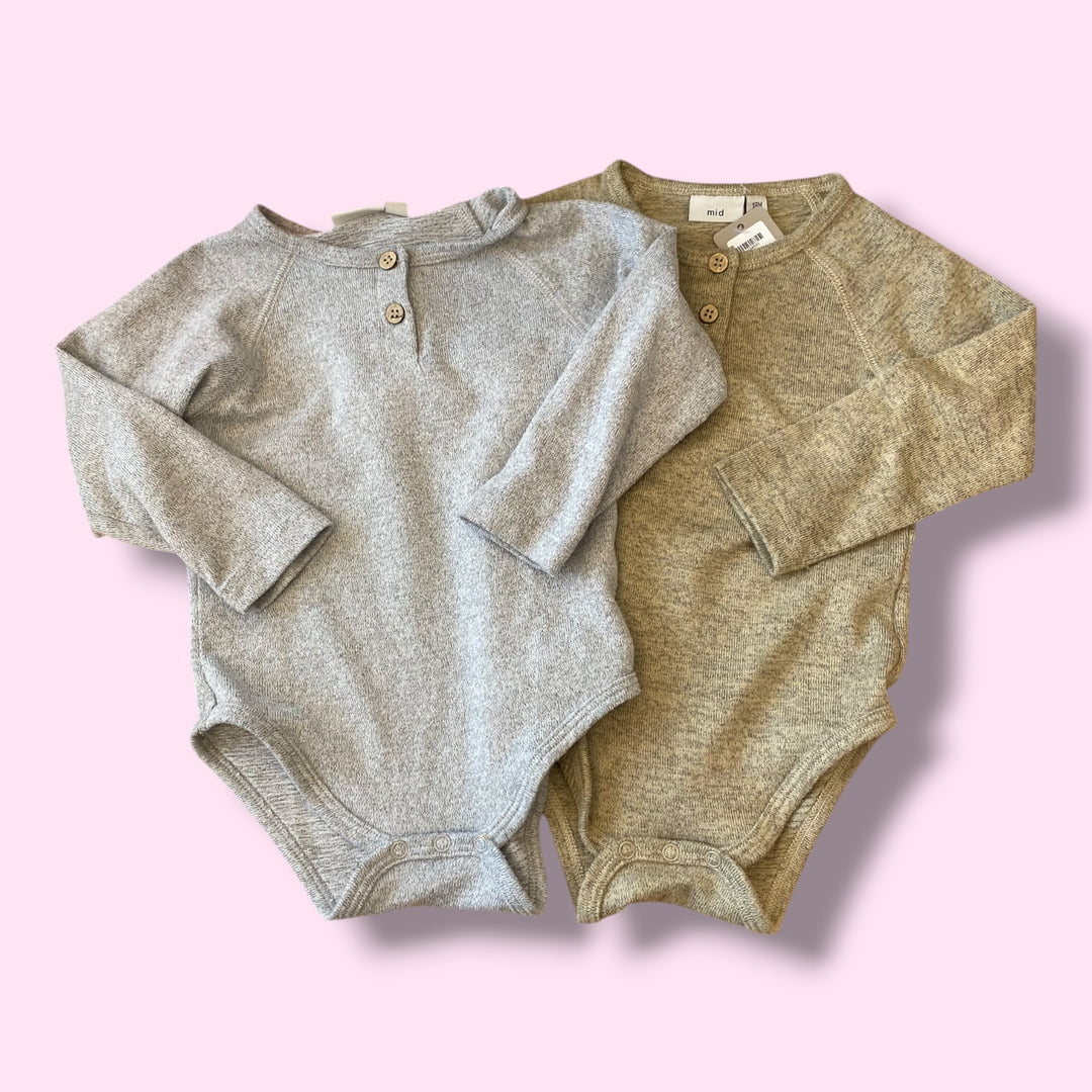 MID set of 2 bodysuits, 18m