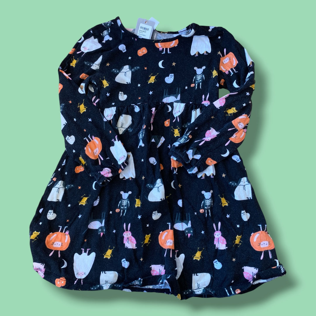 black Old Navy halloween dress, 4Y