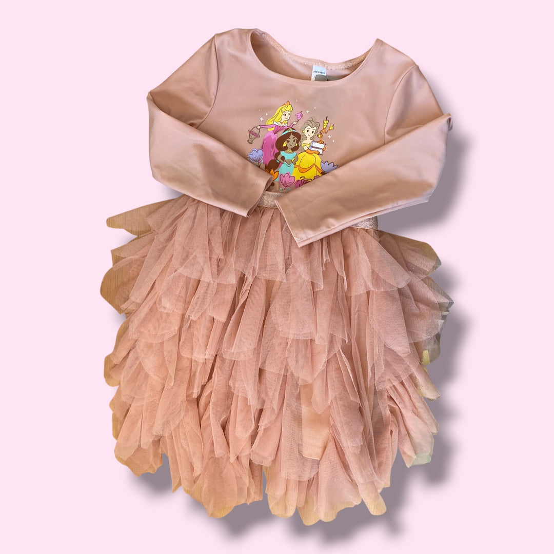 Peach Joe Fresh disney princess dress, 4Y