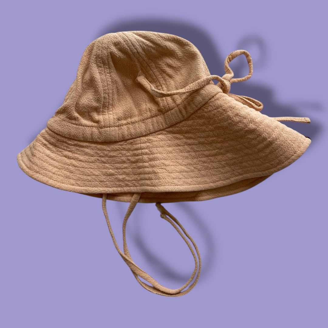 peach fini sunhat, 1-3y