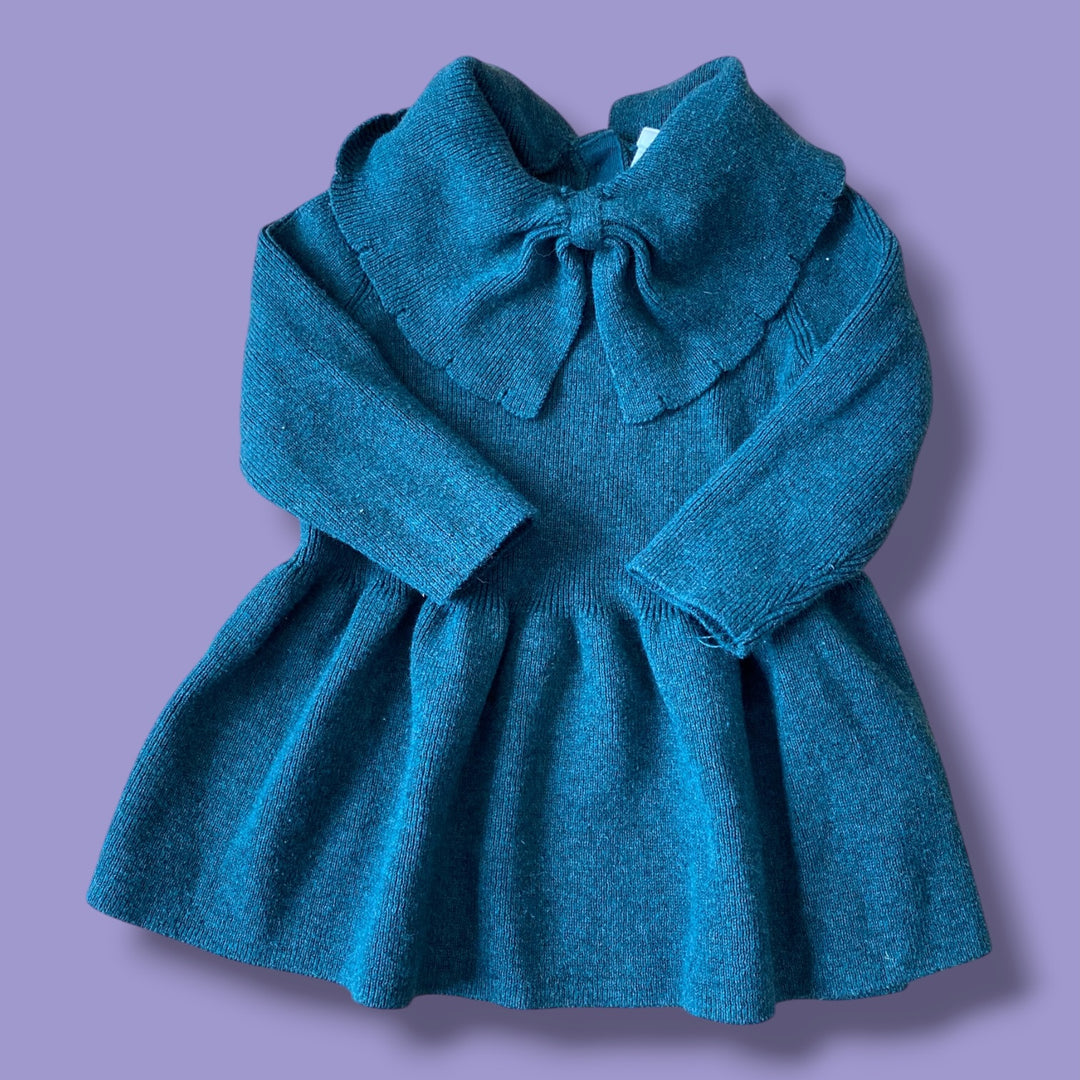 green h&amp;m knit dress, 3m