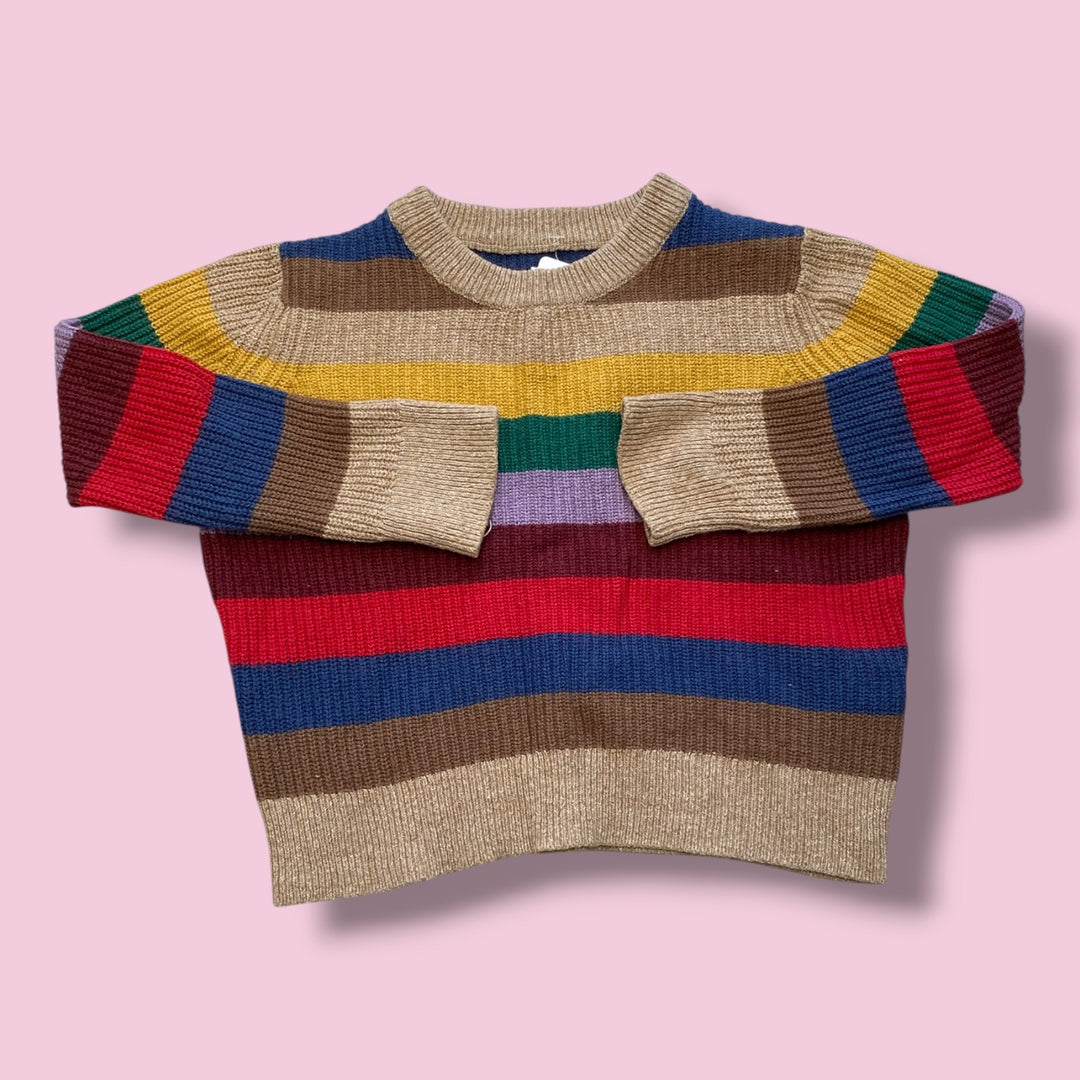 Multicolour Gap Striped Sweater, 4-5Y