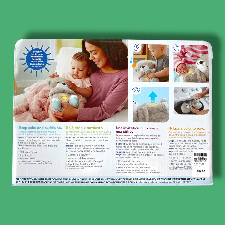 fisher price new soothe n snuggle otter
