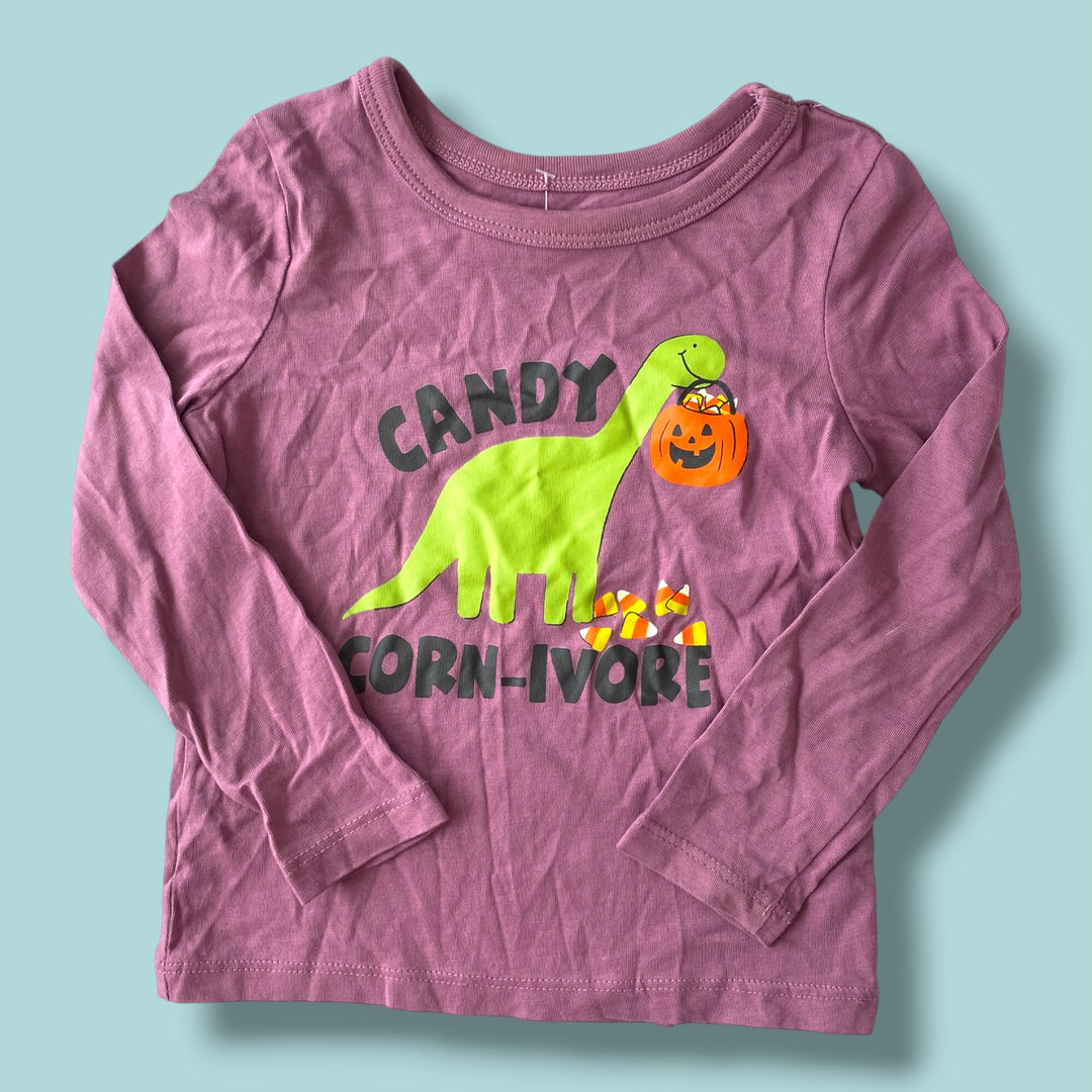 Purple Joe Fresh candy corn-ivore, 18-24m