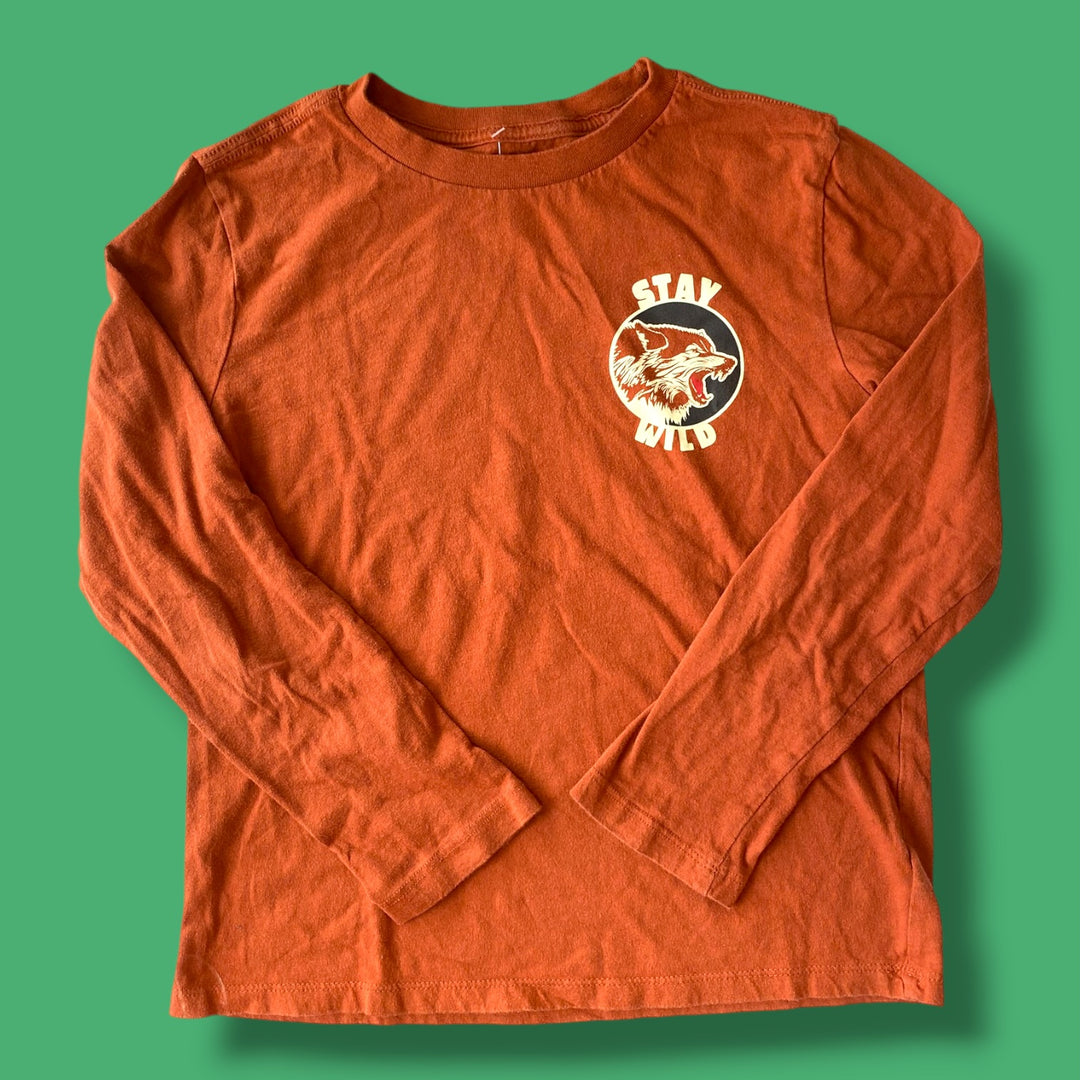 orange Gap Long Sleeve, 10-12Y