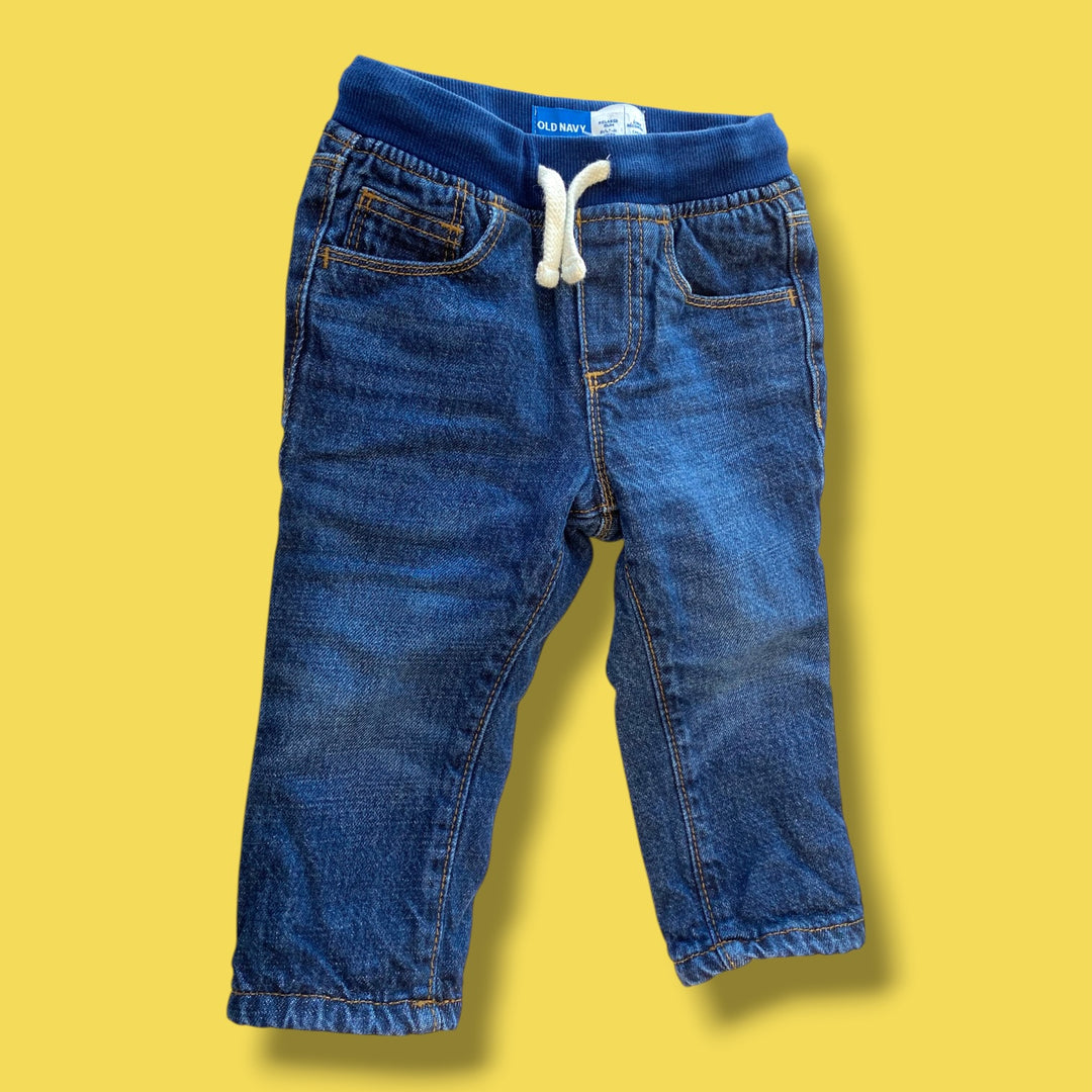 Blue Old Navy Lined Denim, 18-24m