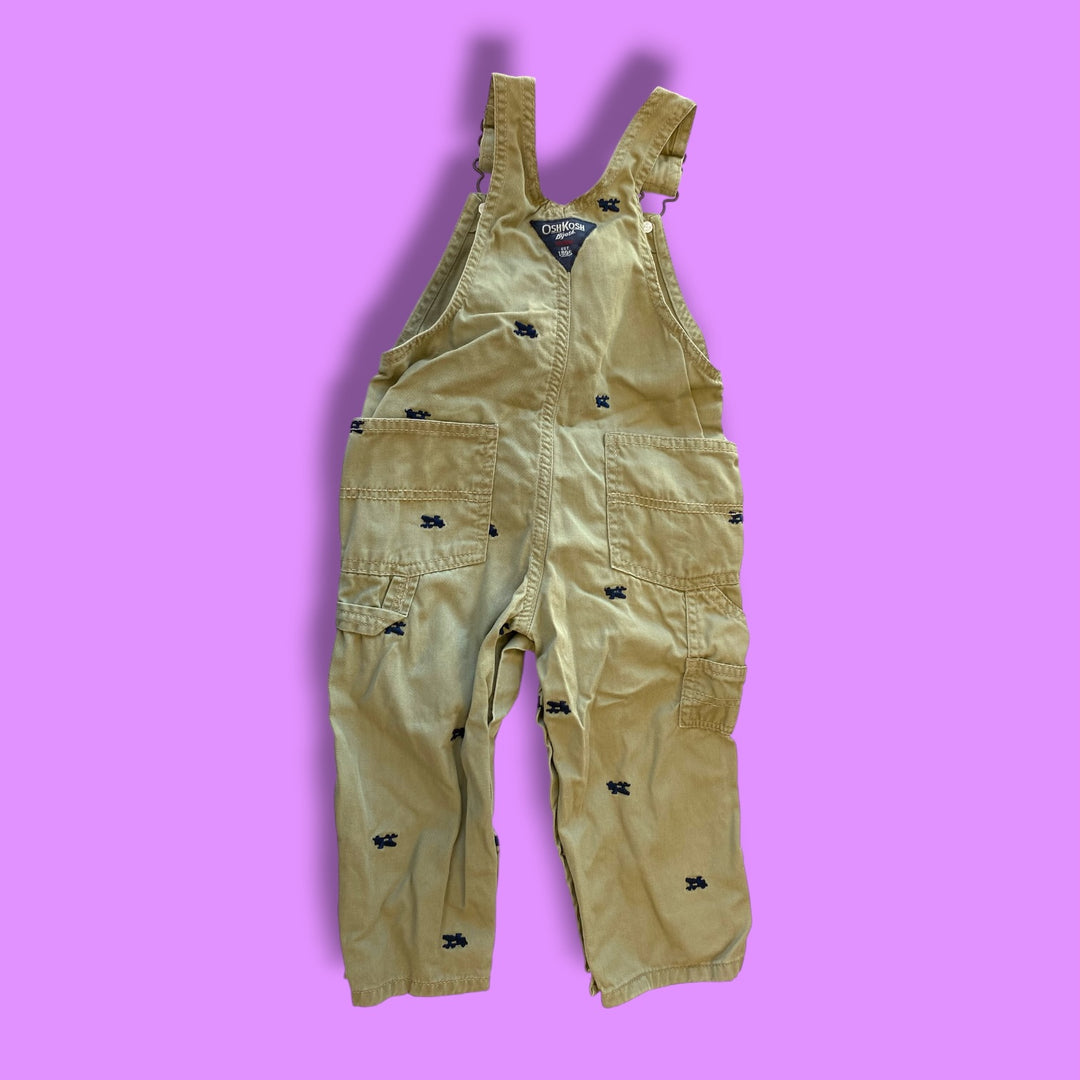 Brown Oshkosh Overalls, 24m