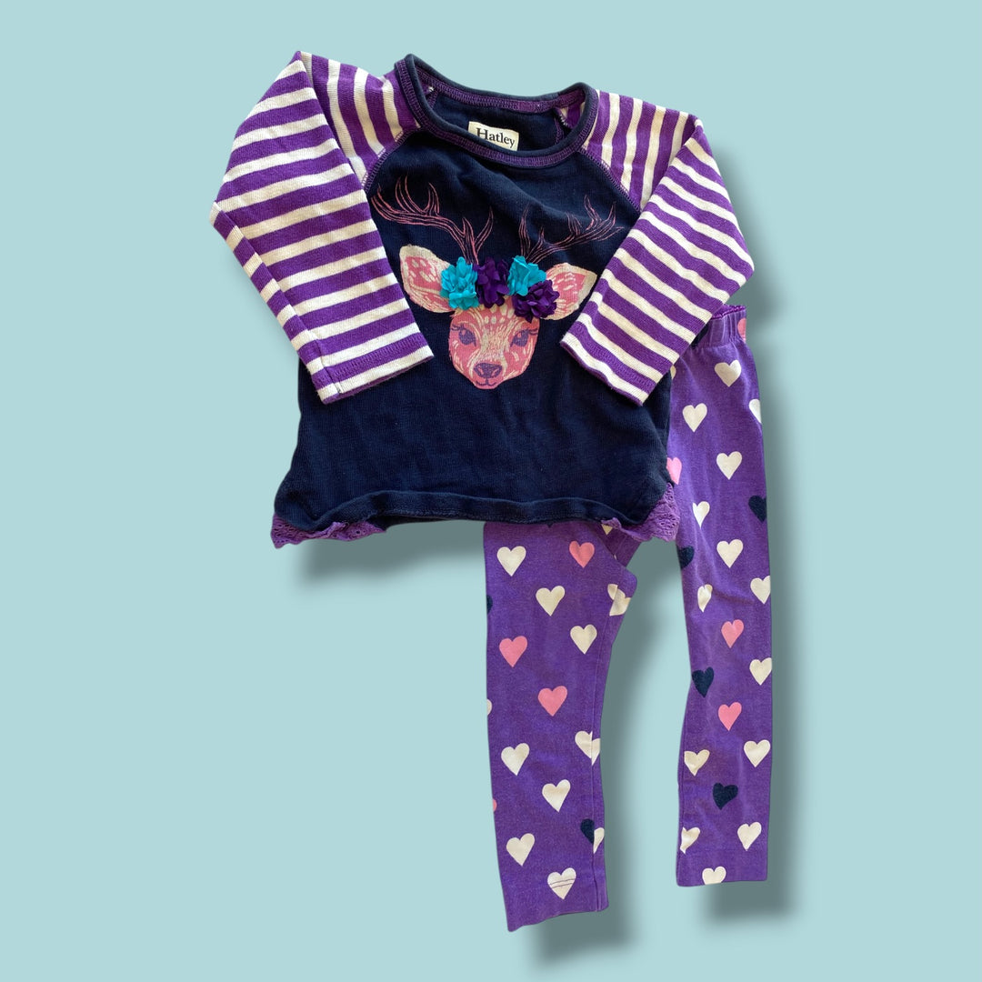 Blue Hatley 2 piece Sleep, 2Y
