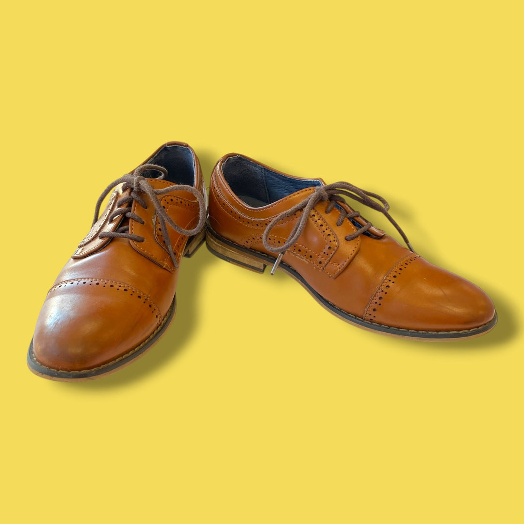 Brown Bruno Marco Dress Shoes, big 4.0