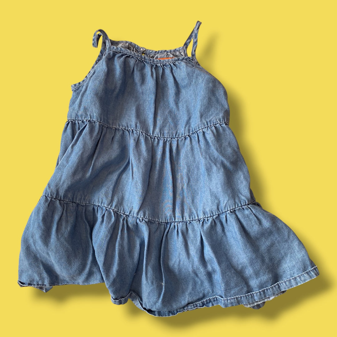 blue Joe Fresh tank dress, 2Y