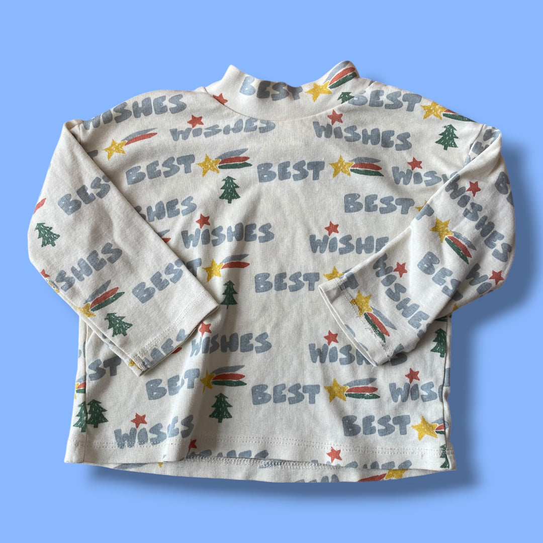 cream Zara best wishes long, 12-18m
