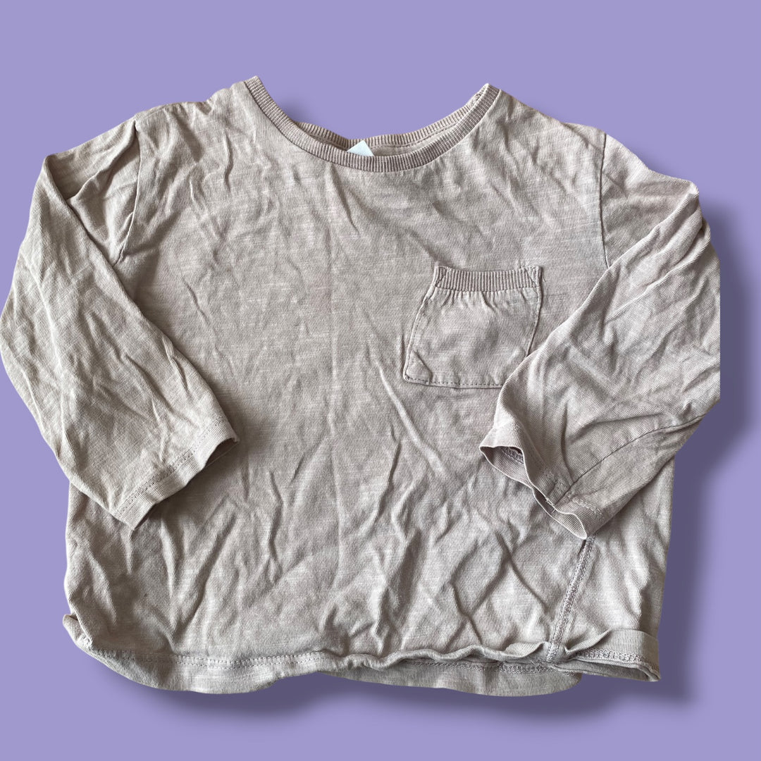 blush Zara pocket long, 18-24m