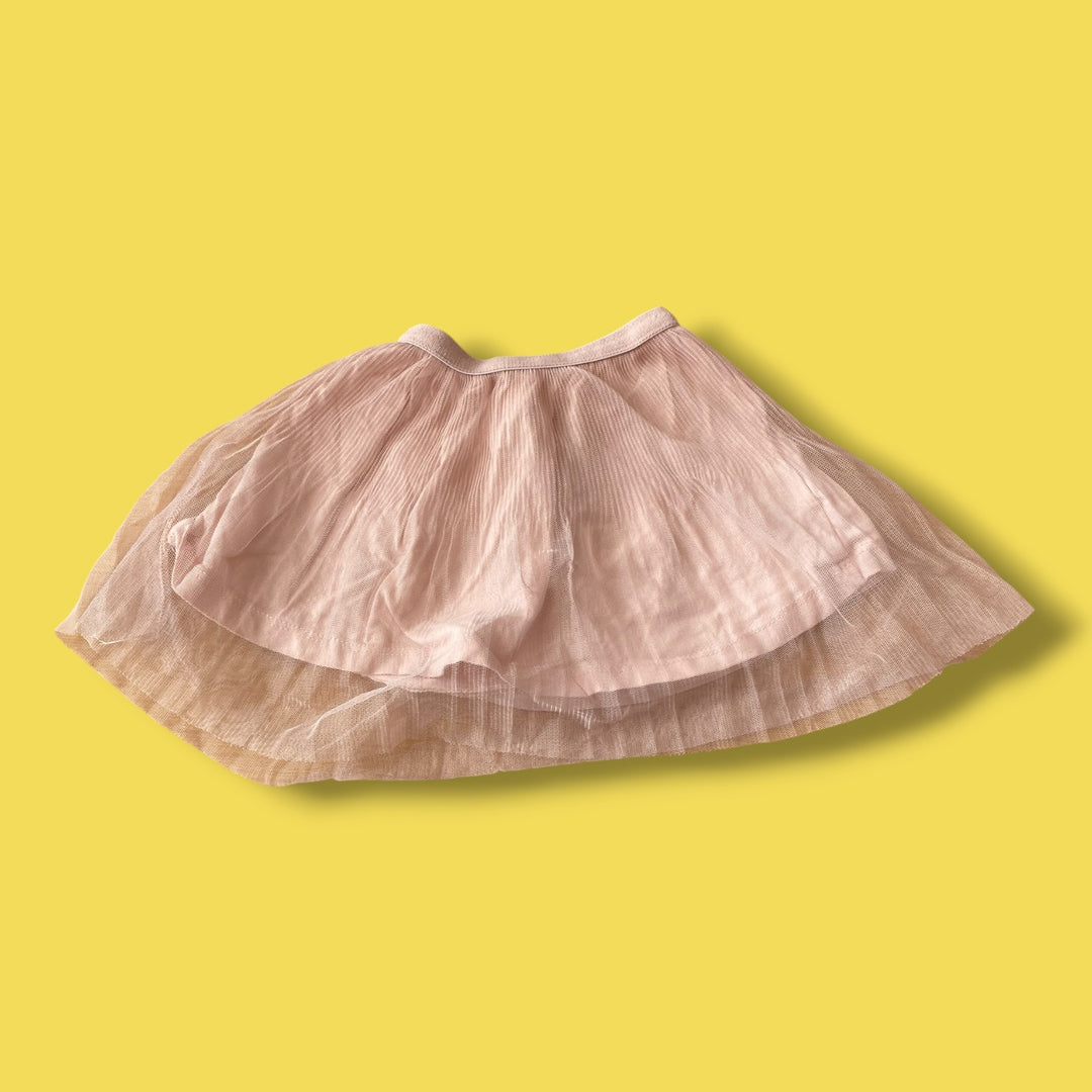pink Zara tulle skirt, 9-12m