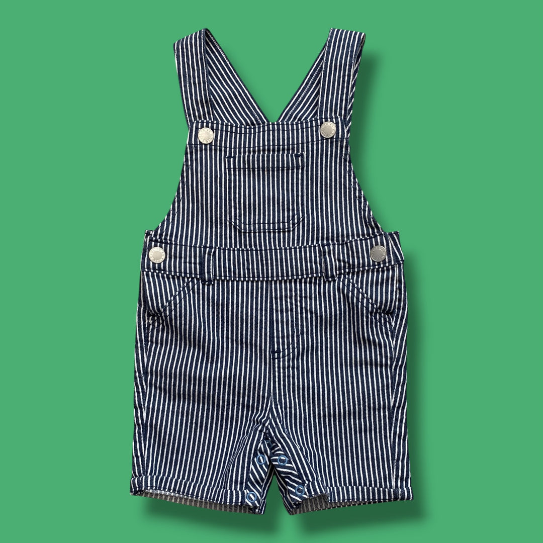 blue primark overalls, 18-24m