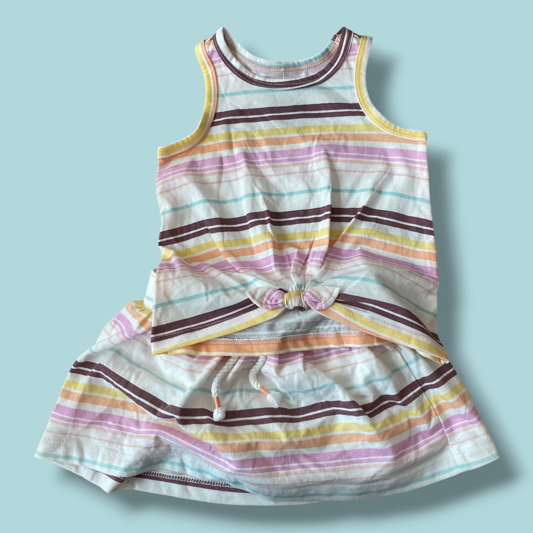 Oshkosh striped skirt set, 12m