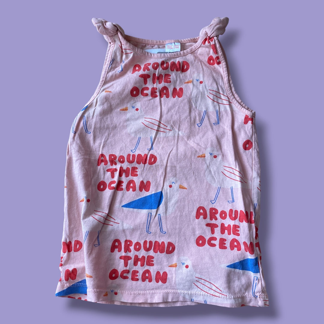 orange Zara Tank Top, 5Y