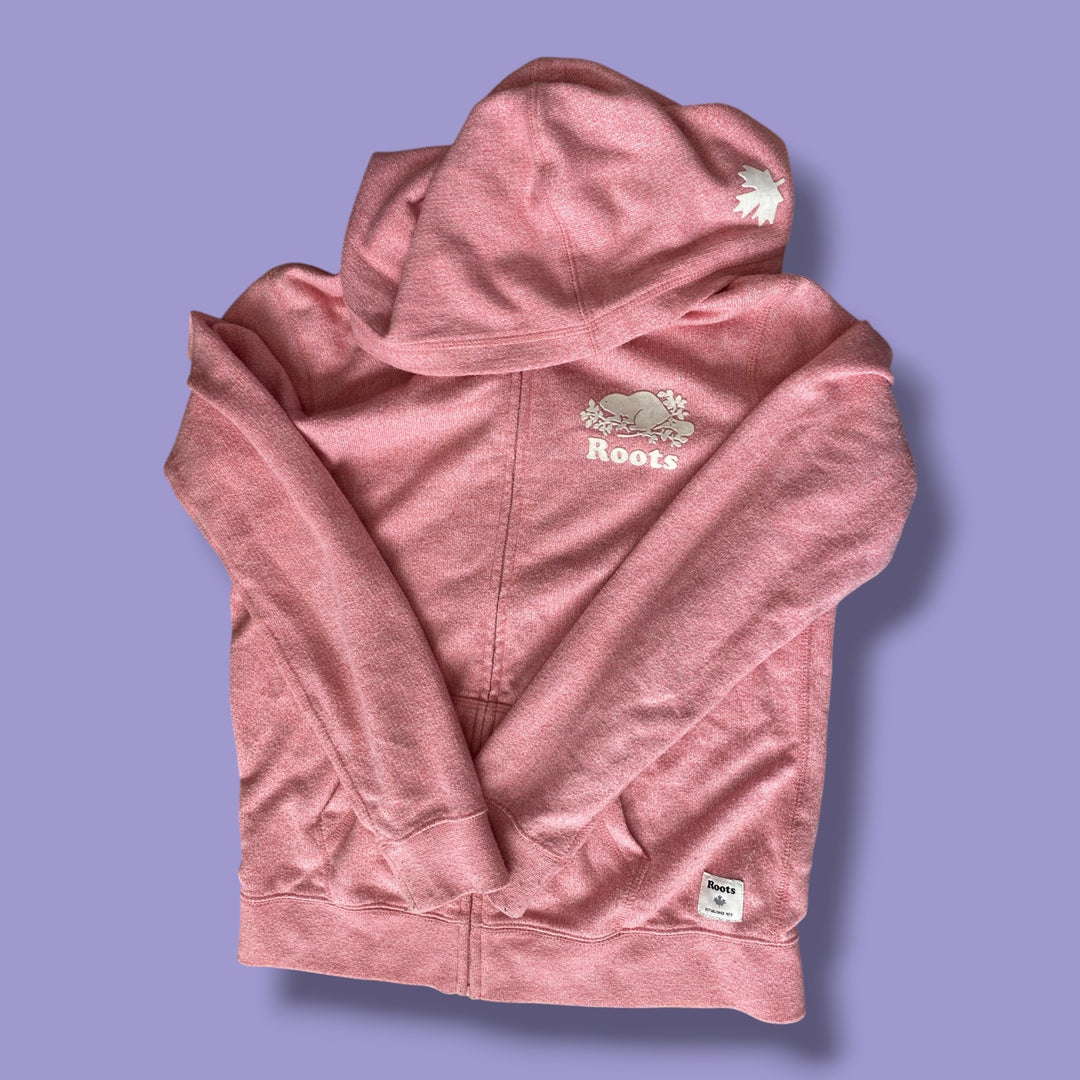 pink Roots Zip Up, 13-14Y