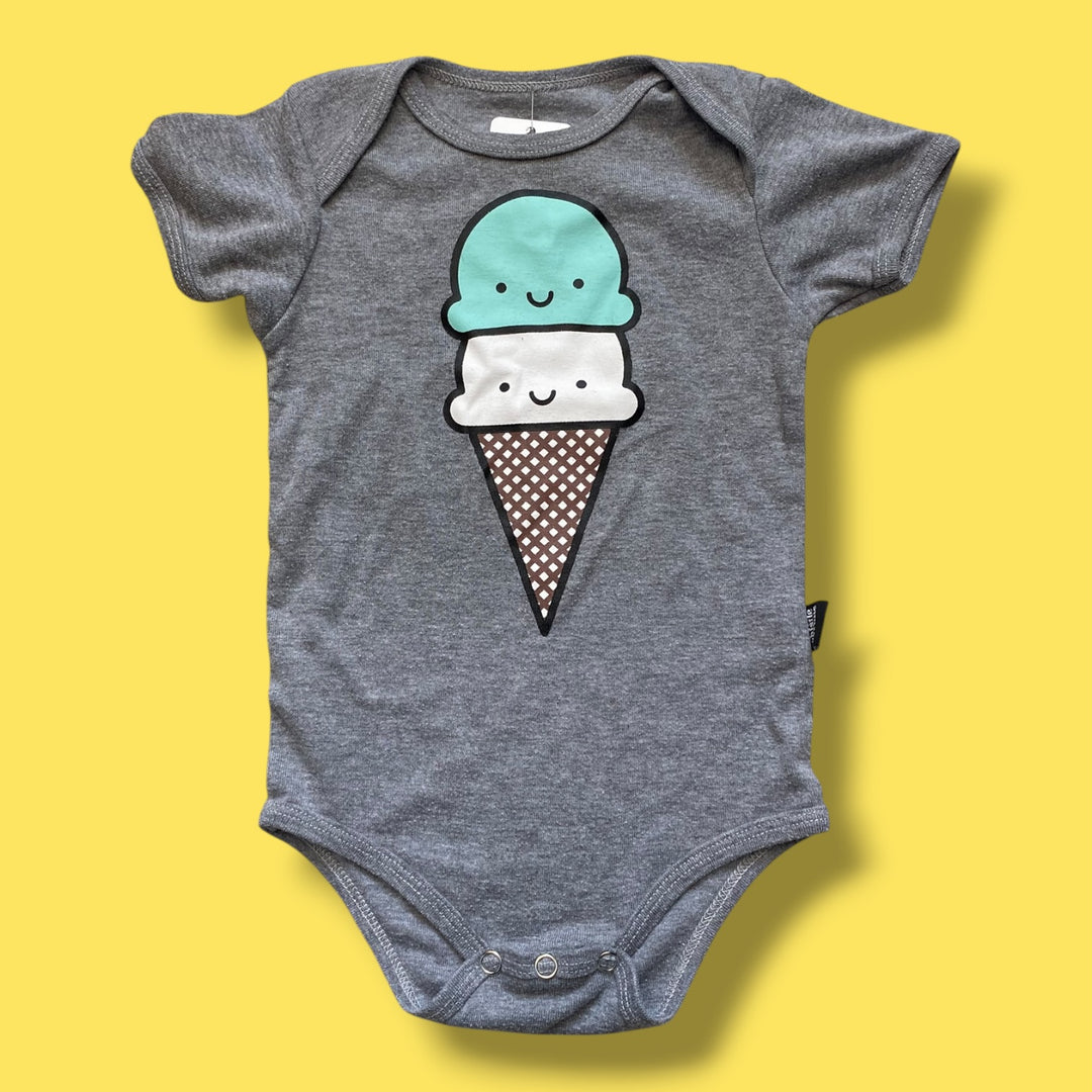 Grey Whistle&amp;Flute bodysuit, 18-24m