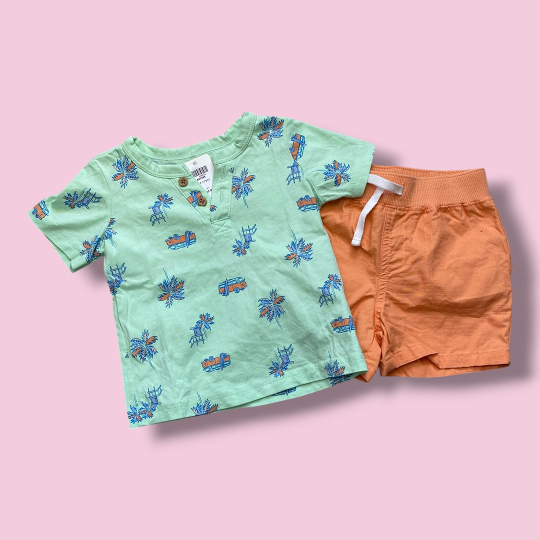 mint Carters 2 piece set, 12m