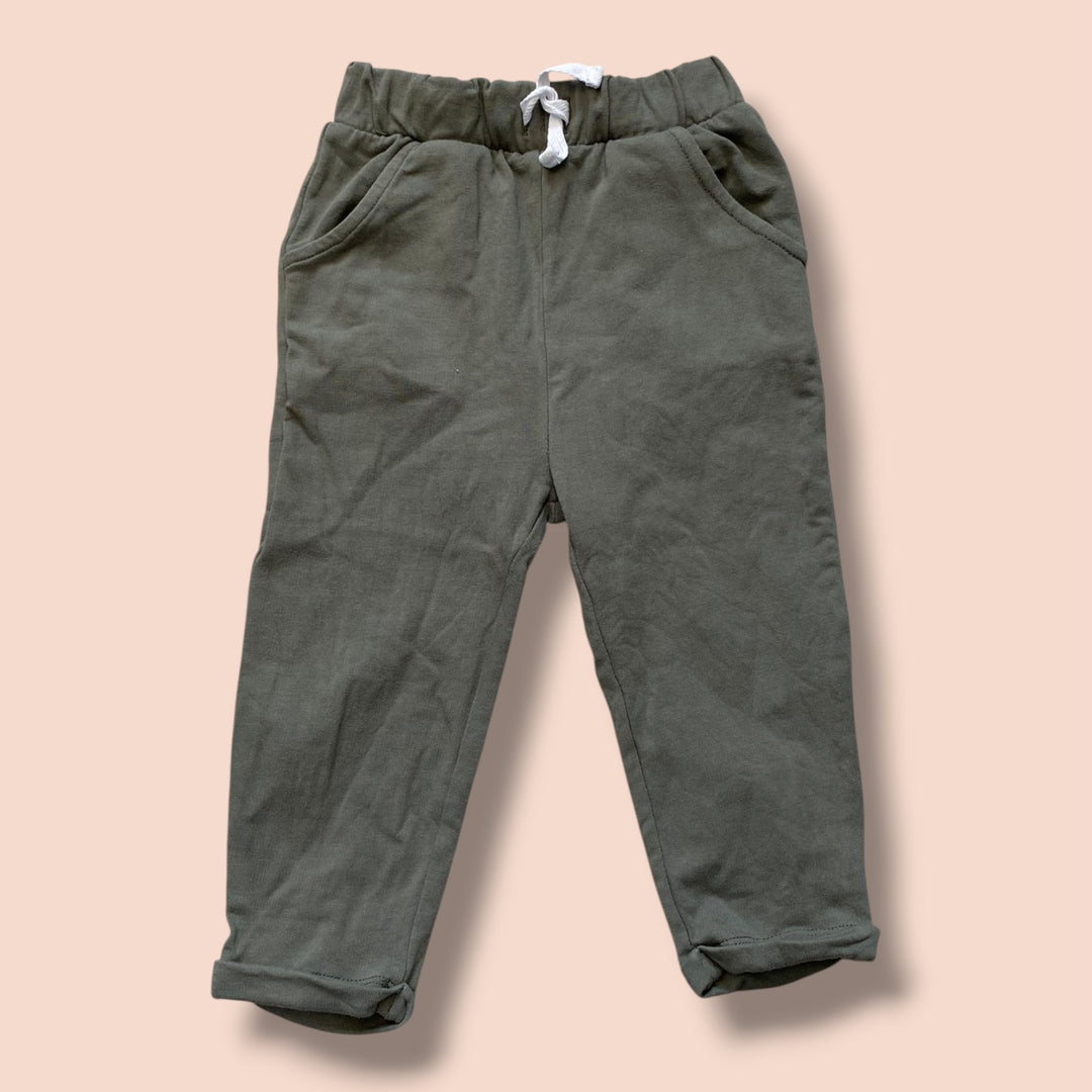 green petit lem pants, 12m