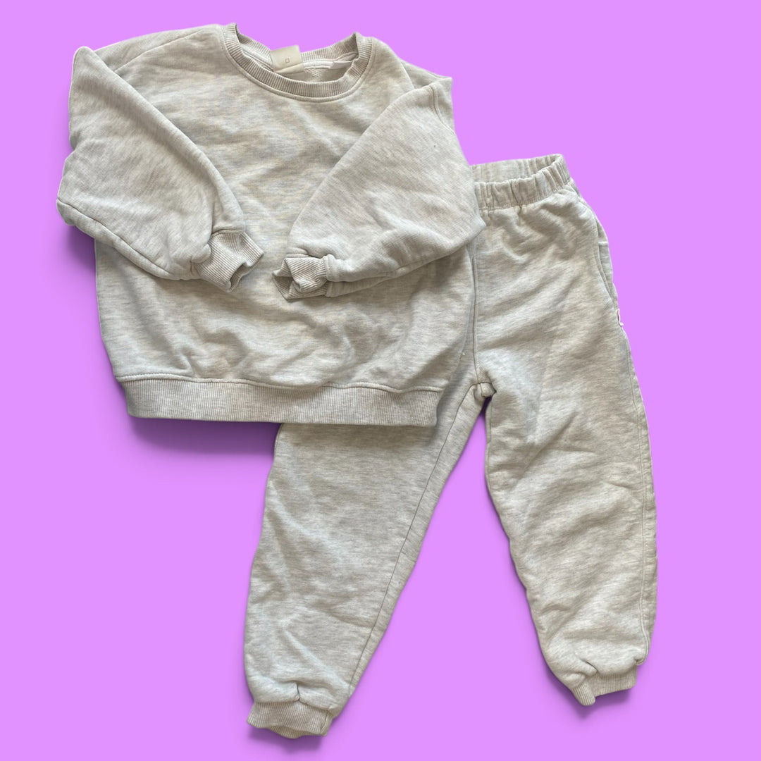 Grey Zara 2 piece set, 6Y