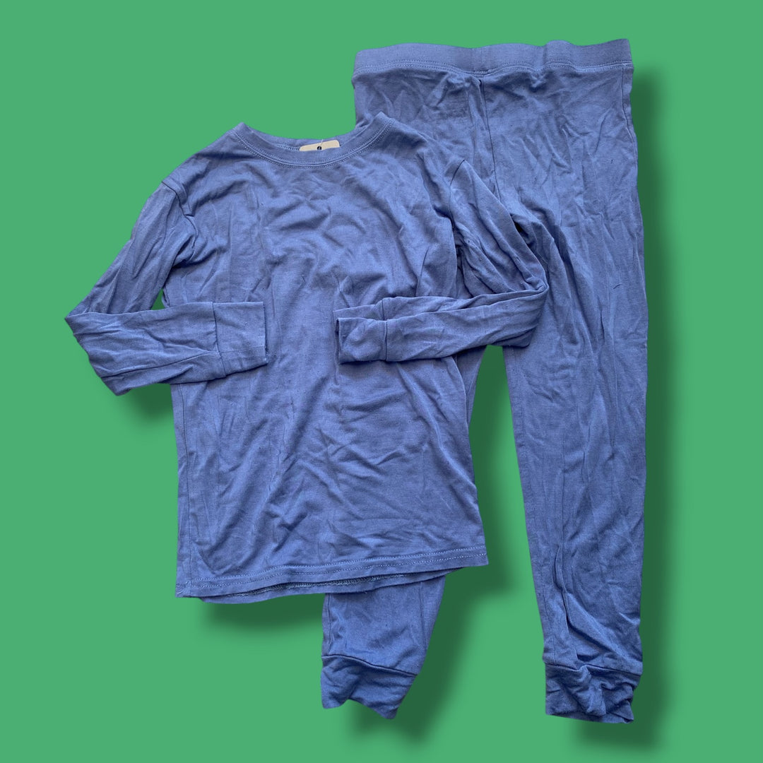 Blue pip&amp;phee 2 piece pjs, 4Y