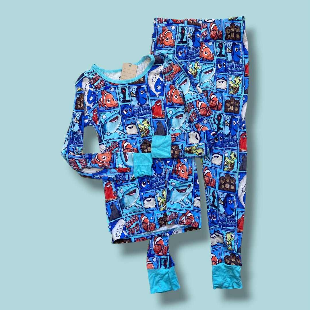 Nemo pip&amp;phee 2 piece pjs, 4Y