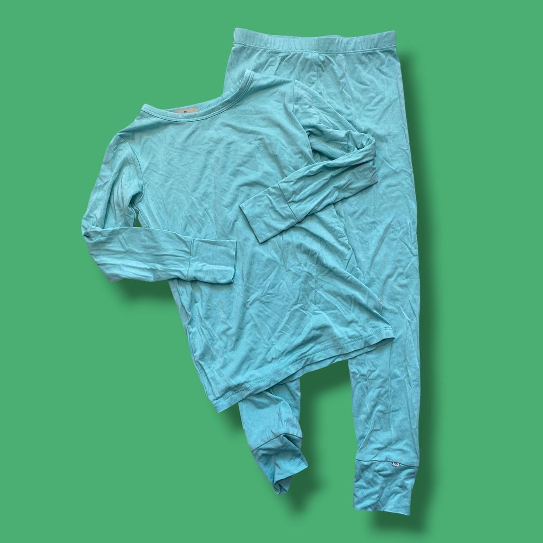 Blue Birdie Bean Bamboo 2 piece, 5Y