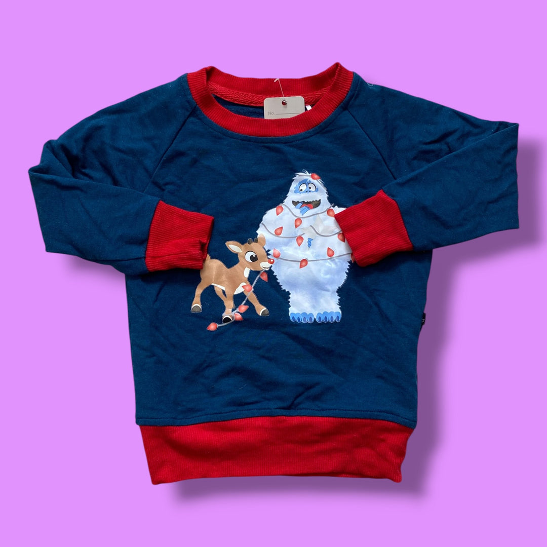 Blue Sleepy Sloth Sweater, 12-18m