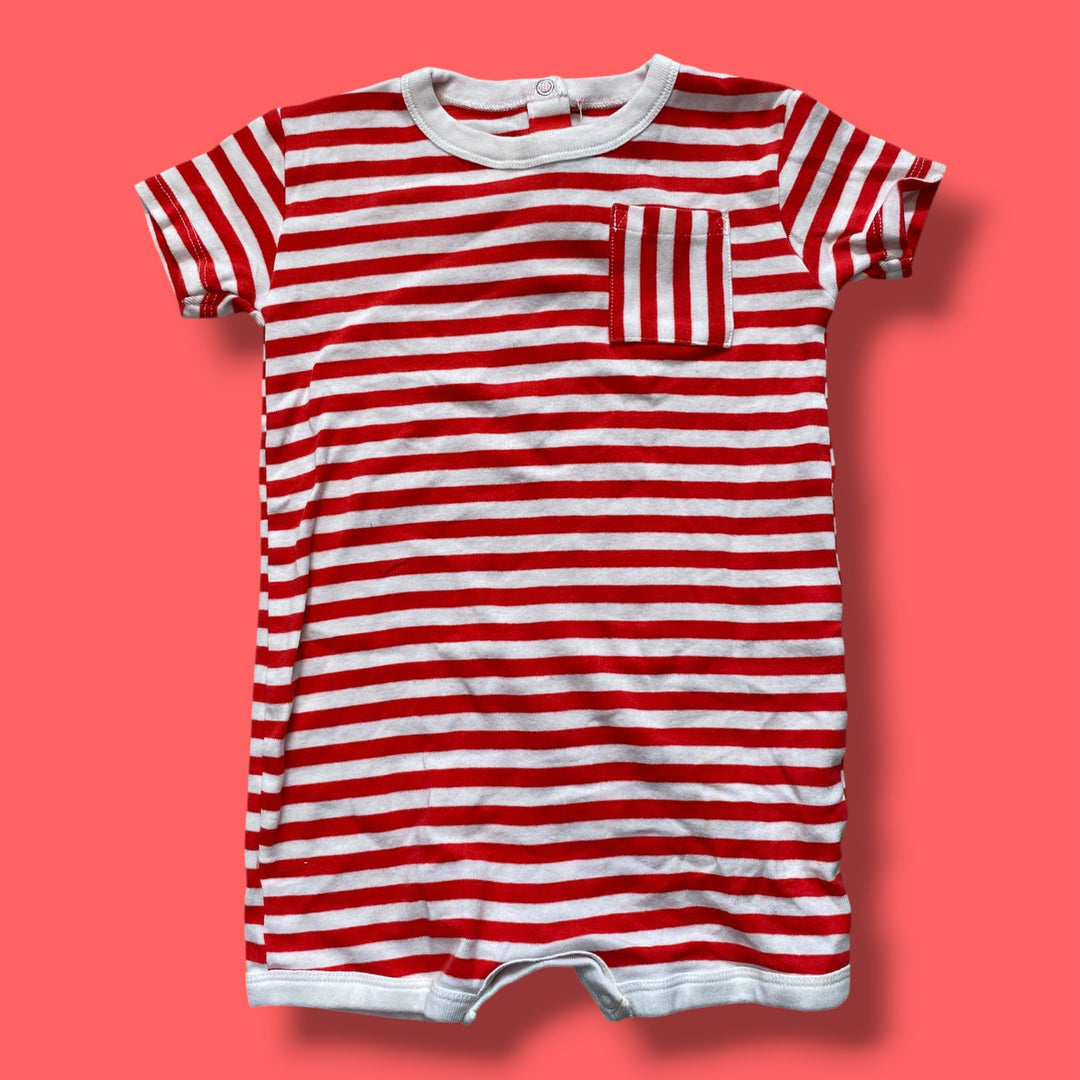Red Carter Romper, 24m