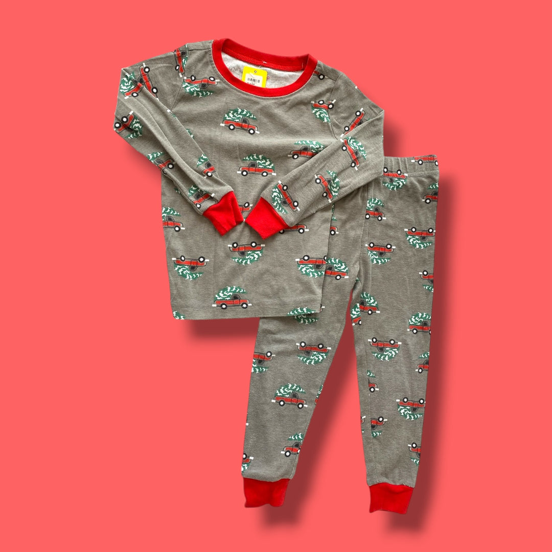 Grey PL Sleep  2 piece, 4Y