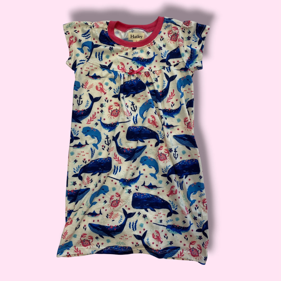 cream Hatley nightgown, 5y