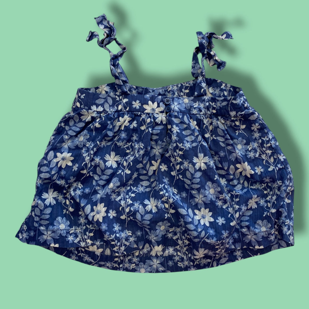 blue Gap flower top, 5y