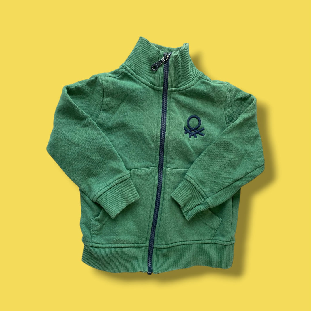 Green United Colour of Benneton Sweater, 2Y