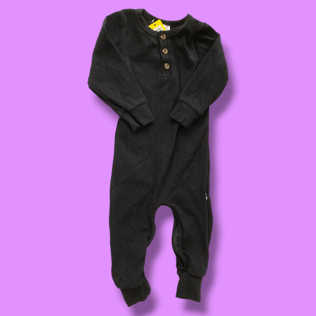 Black Fellow Human Romper, 18-24m