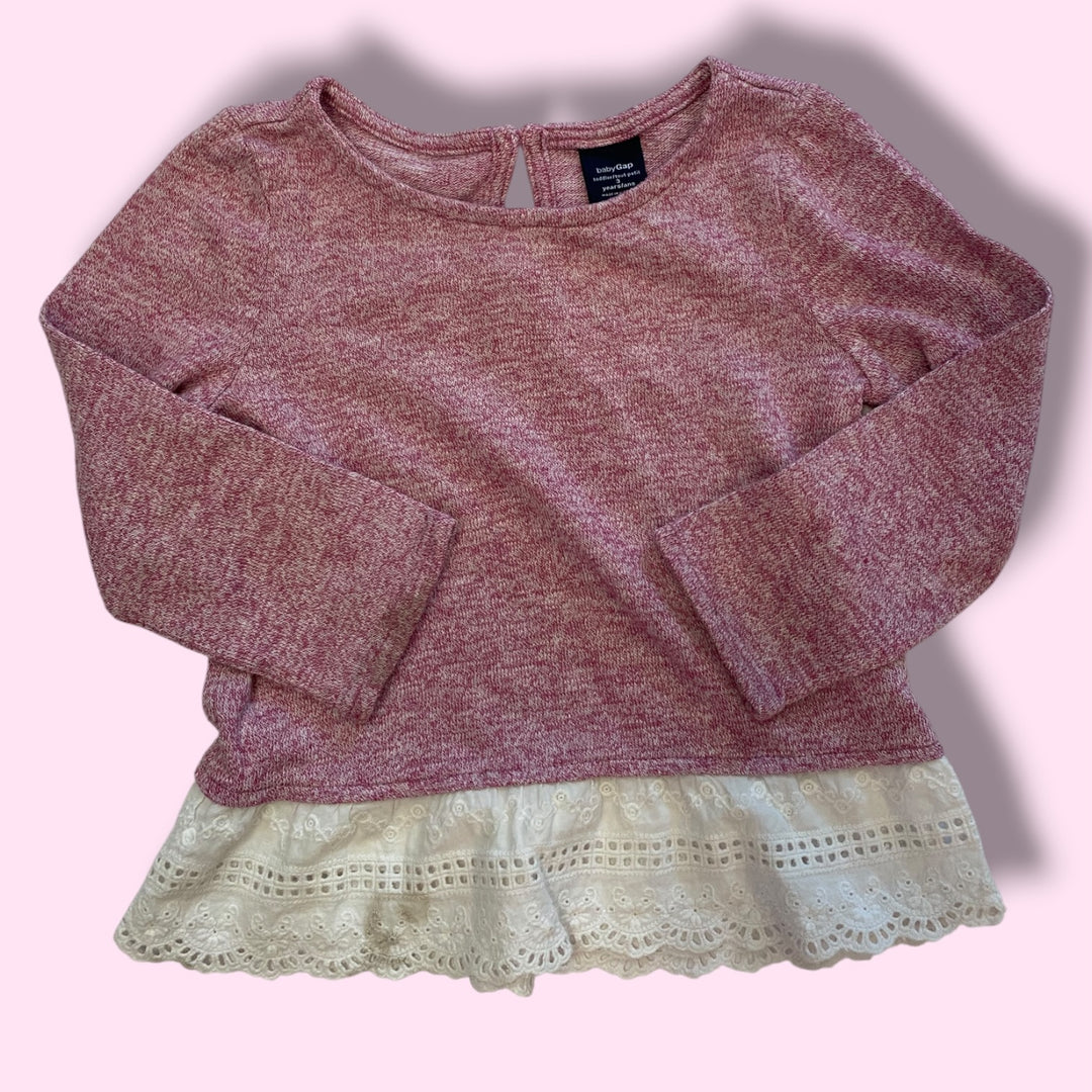 Pink/Purple Gap Long Sleeve, 3Y
