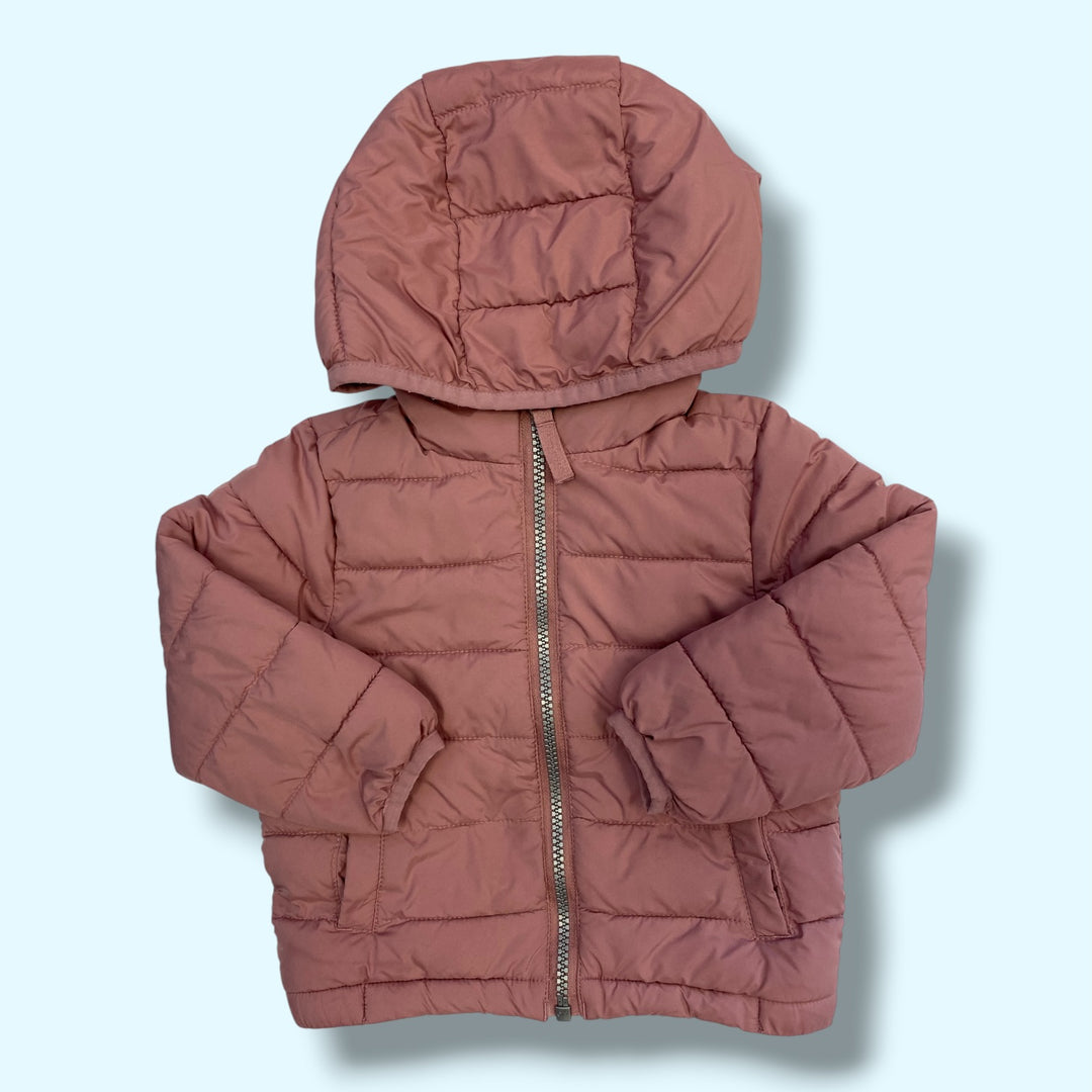 Pink Tag Puffer Jacket, 18m