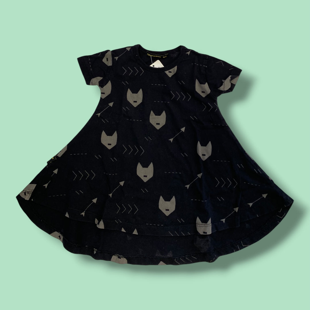 Black Sugar &amp; Spice Batman Dress, 12-18m