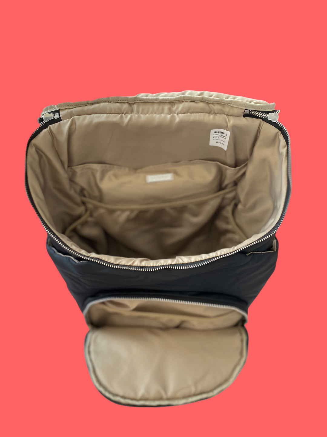 black Lululemon diaper bag &amp; accessories