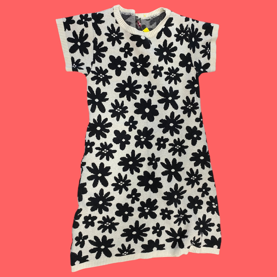 Black/White Vince Camuto Knit Dress, 12Y