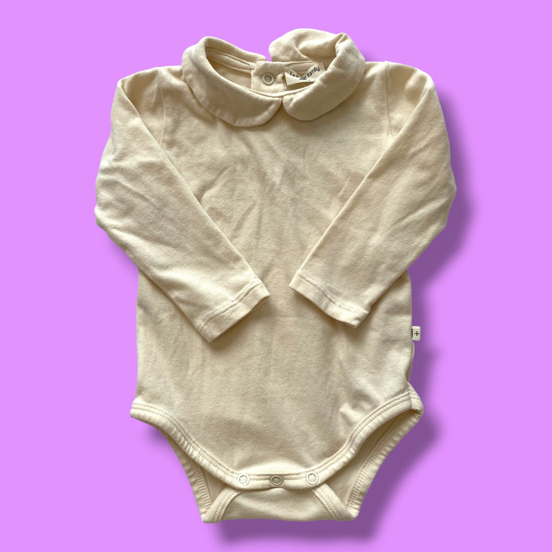 cream 1+in the family bodysuit, 12m