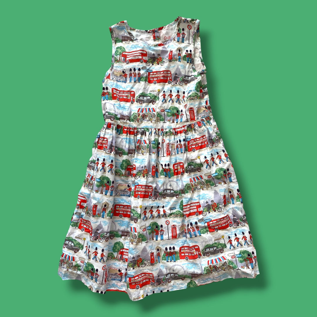 White Cath Kids Dress, 5-6Y