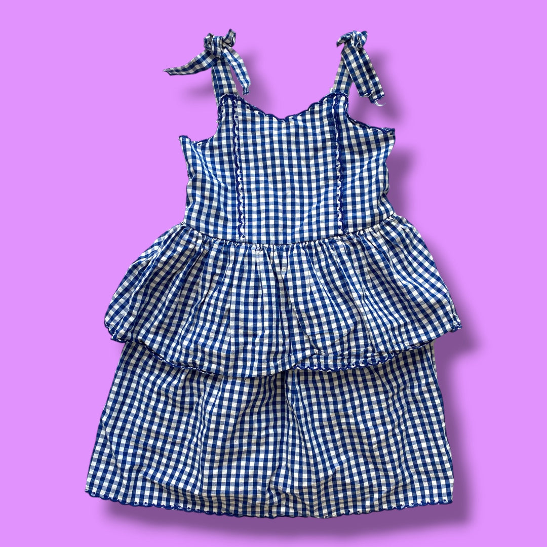 Blue CCC Kids  Dress, 5-6Y