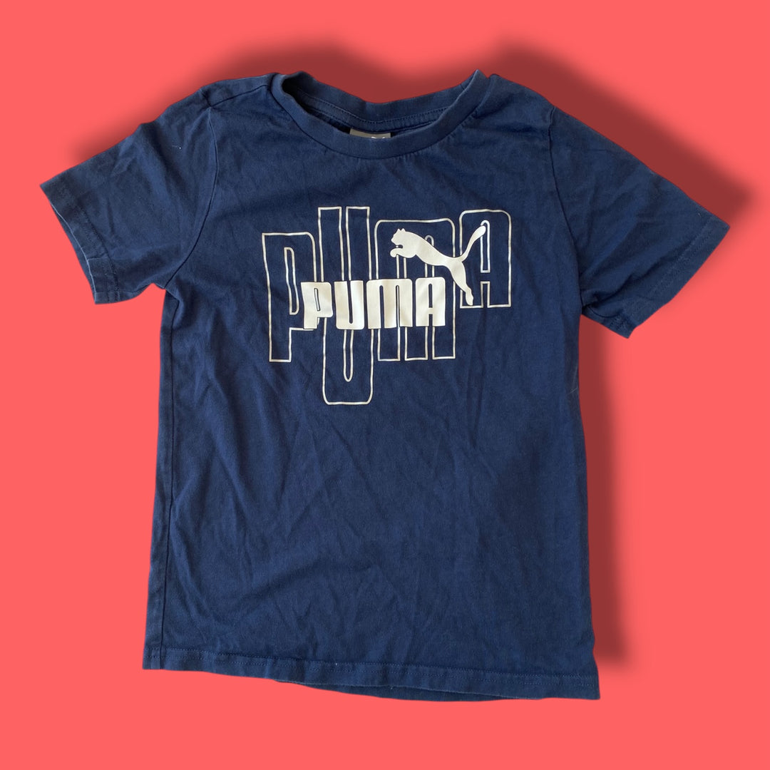 blue puma shirt, 6Y