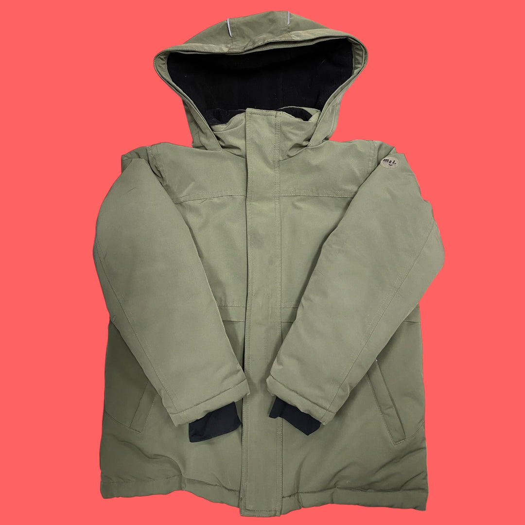 Green Miles the Label Puffer Jacket,  10Y