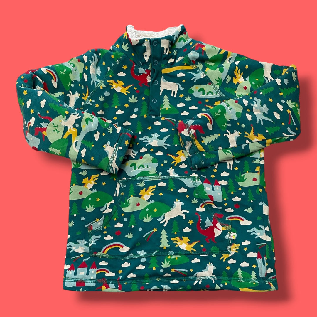 Green Frugi Sweater, 5-6Y