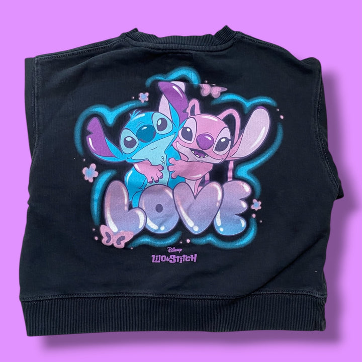 Black Zara Stitch Sweater, 8-9Y
