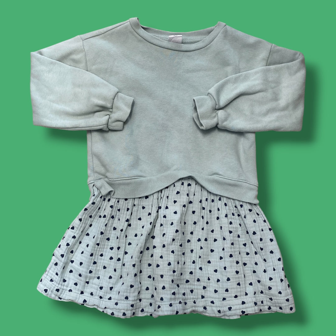Green Gap Dress some Piling, 4Y