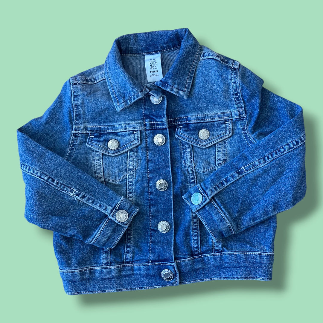 Blue H&amp;M Denim Jacket, 2-3Y